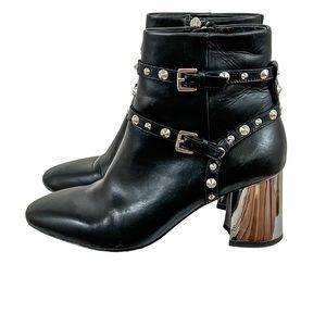 ASH Harlem Bis Studded Leather Ankle Boot